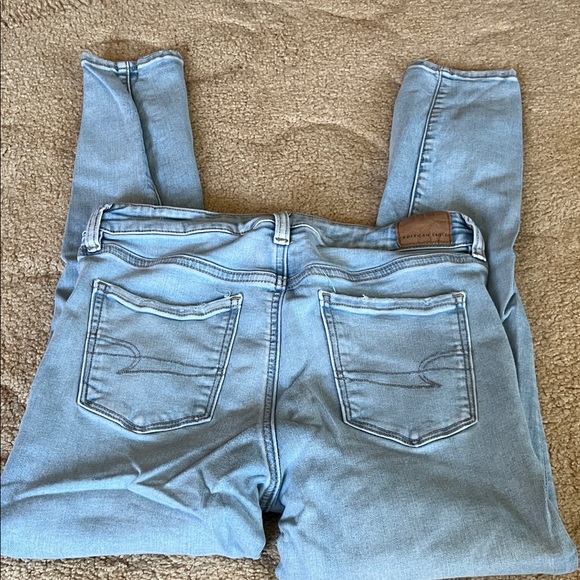 Light Blue Women's Jeans - Picture 4 of 5